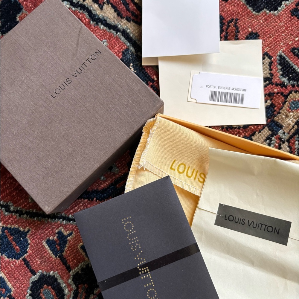 Louis Vuitton Wallet Box and Dust Bag Set ONLY, No Wallet